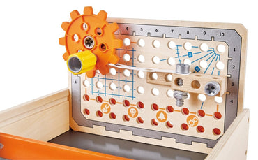 Hape Junior Inventor Science Experiment Toolbox Kit 32pcs - Premium for Kids in Qatar | Toysaro.com
