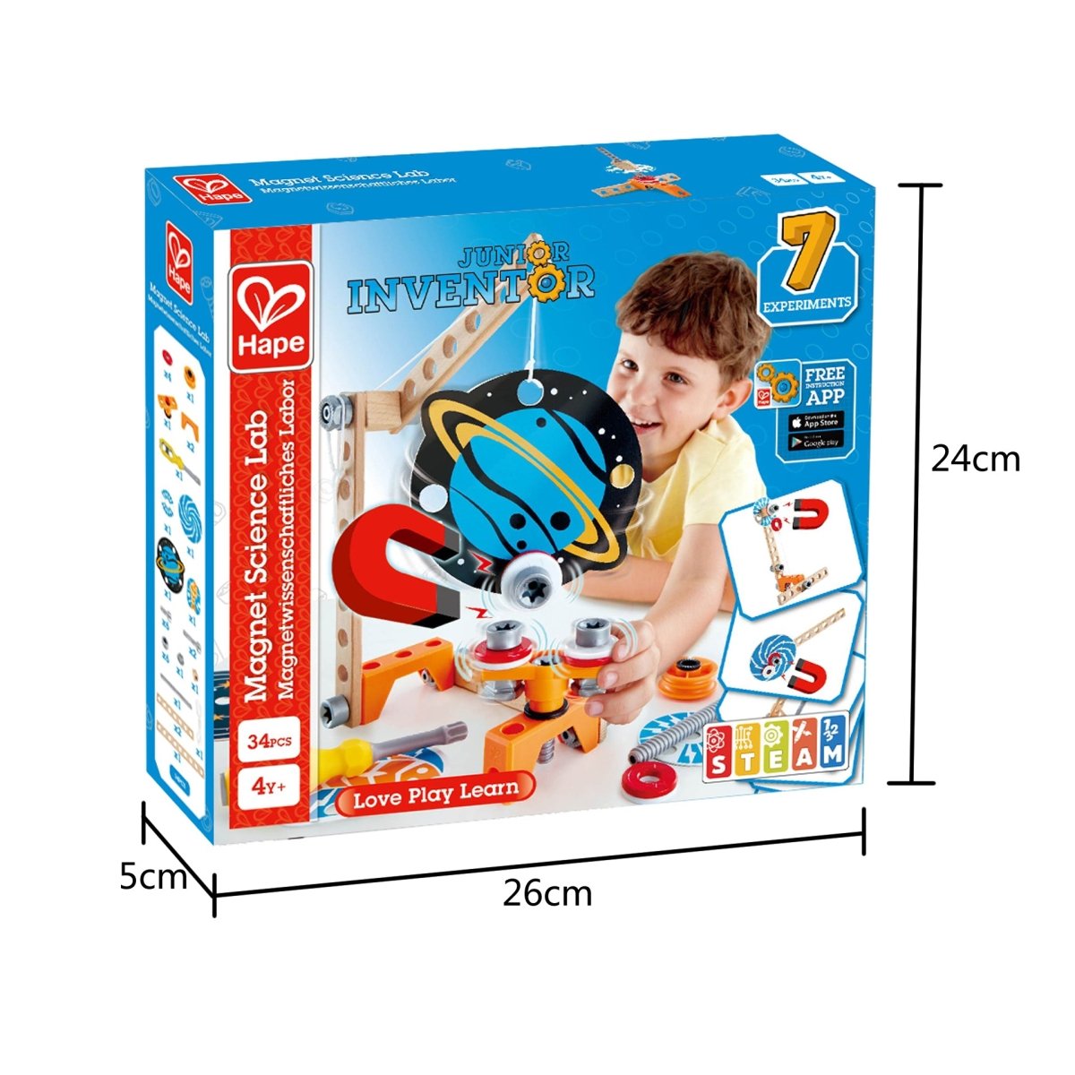 Hape Magnet Science Lab - Premium for Kids in Qatar | Toysaro.com