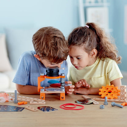 Hape Junior Inventor Optical Science Lab Wooden Playset 53pcs - Premium for Kids in Qatar | Toysaro.com