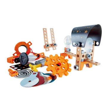 Hape Junior Inventor Optical Science Lab Wooden Playset 53pcs - Premium for Kids in Qatar | Toysaro.com