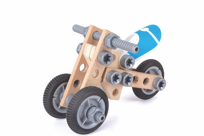 Hape Build 'N' Drive Motorbike Set - Premium for Kids in Qatar | Toysaro.com