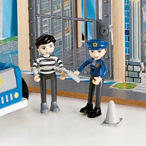 Hape Metro Police Dept Playset - Premium for Kids in Qatar | Toysaro.com