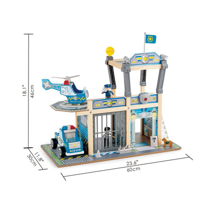Hape Metro Police Dept Playset - Premium for Kids in Qatar | Toysaro.com