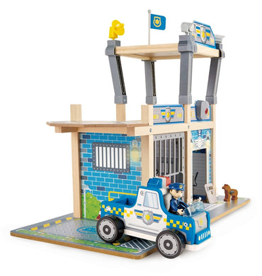 Hape Metro Police Dept Playset - Premium for Kids in Qatar | Toysaro.com