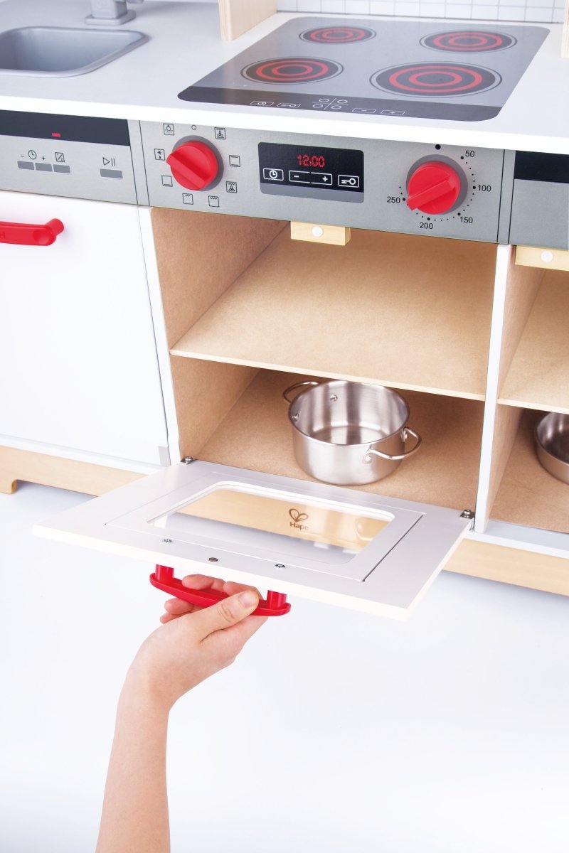 Hape All - In - 1 Kitchen & Food Playset w/ Accessories 15 pcs - Premium for Kids in Qatar | Toysaro.com