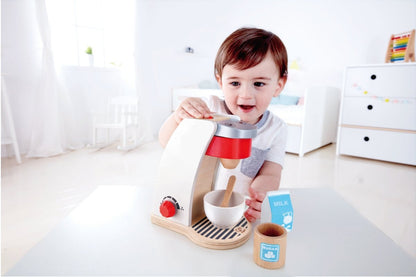 Hape Wooden My Coffee Machine Food Playset - Premium for Kids in Qatar | Toysaro.com