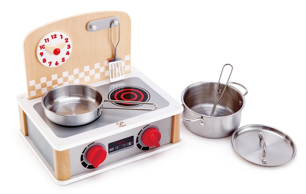 Hape 2 - in - 1 Kitchen & Food Grill Set - Premium for Kids in Qatar | Toysaro.com