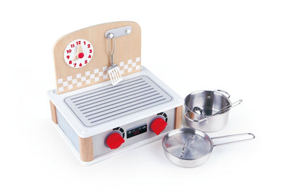 Hape 2 - in - 1 Kitchen & Food Grill Set - Premium for Kids in Qatar | Toysaro.com