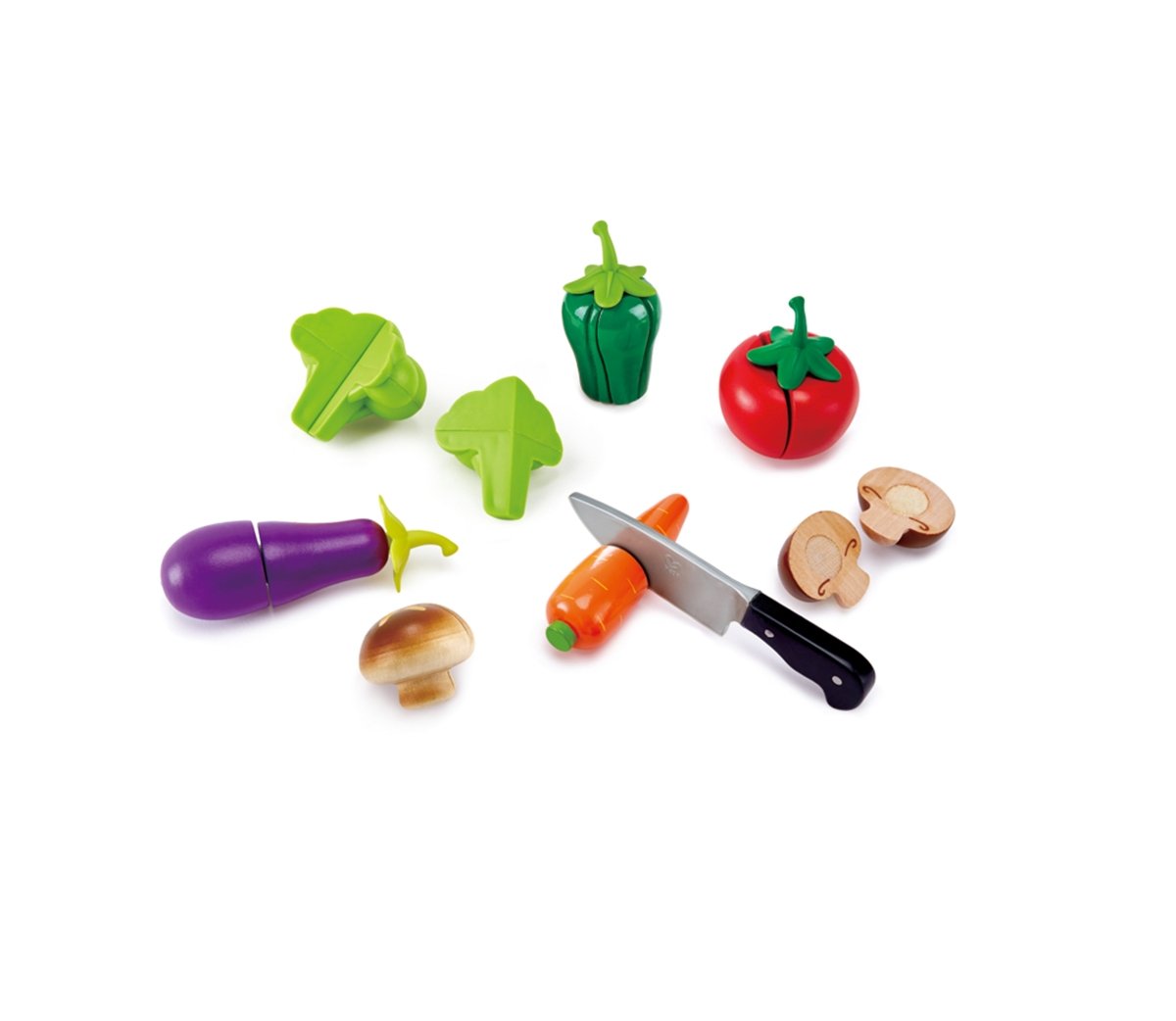 Hape Wooden Garden Vegetables Cooking Accessories - Premium for Kids in Qatar | Toysaro.com