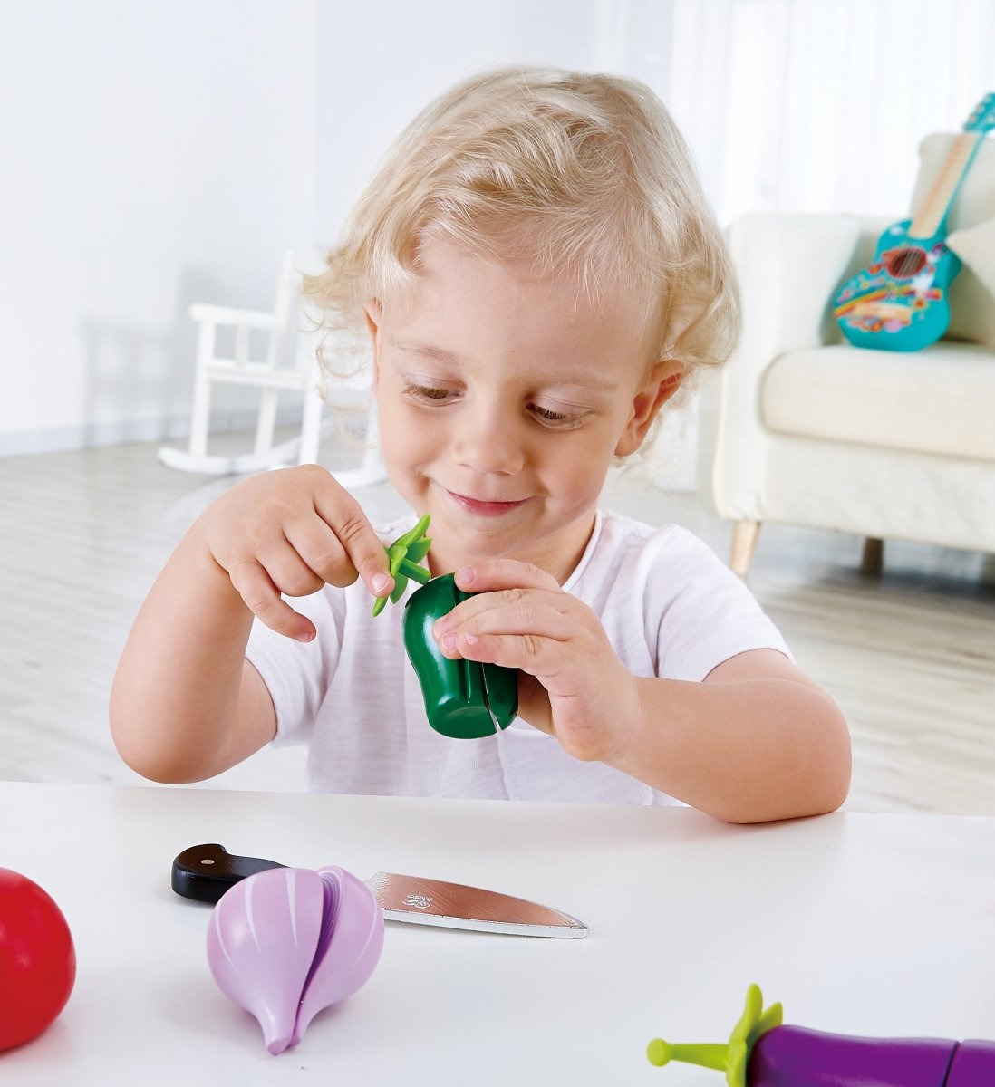 Hape Wooden Garden Vegetables Cooking Accessories - Premium for Kids in Qatar | Toysaro.com