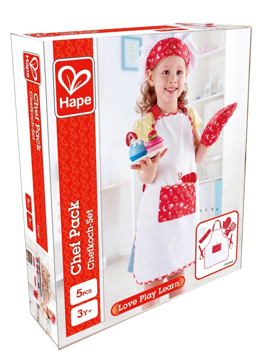 Hape Chef Pack Dress Up Playset - Premium for Kids in Qatar | Toysaro.com