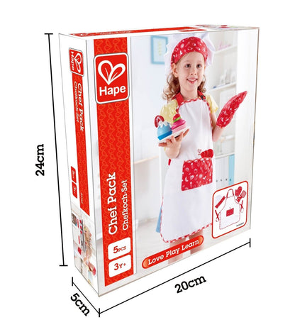 Hape Chef Pack Dress Up Playset - Premium for Kids in Qatar | Toysaro.com