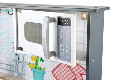 Hape Kitchen with Light and Sound / Grey - Premium for Kids in Qatar | Toysaro.com