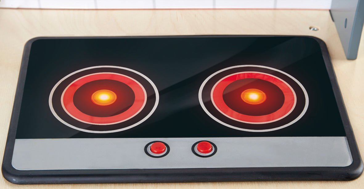 Hape Kitchen with Light and Sound / Grey - Premium for Kids in Qatar | Toysaro.com