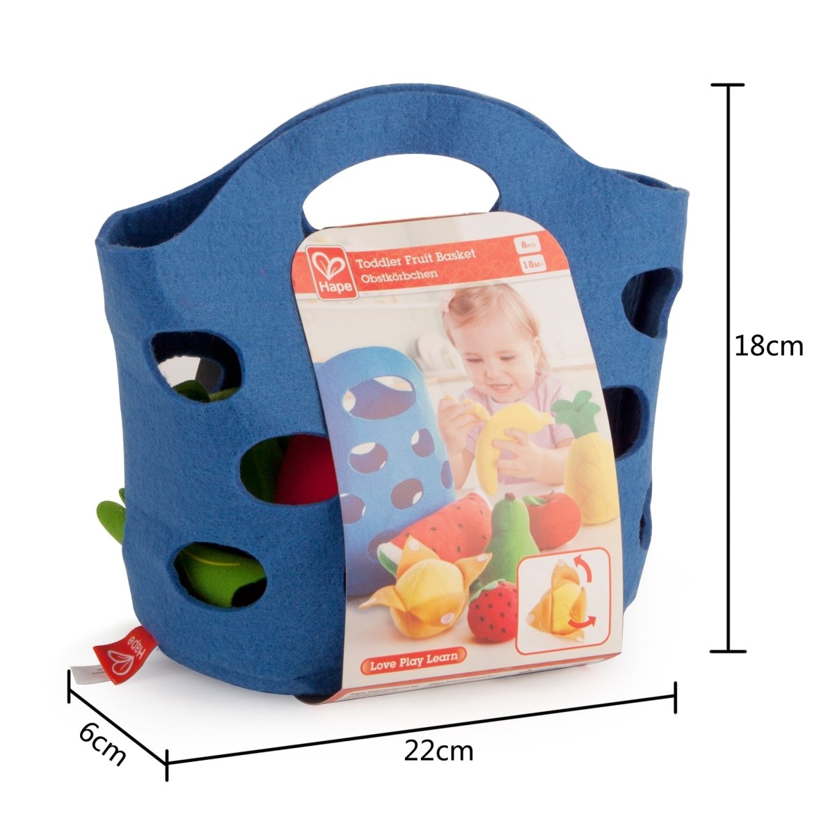 Hape Toddler Fruit Basket - Premium for Kids in Qatar | Toysaro.com