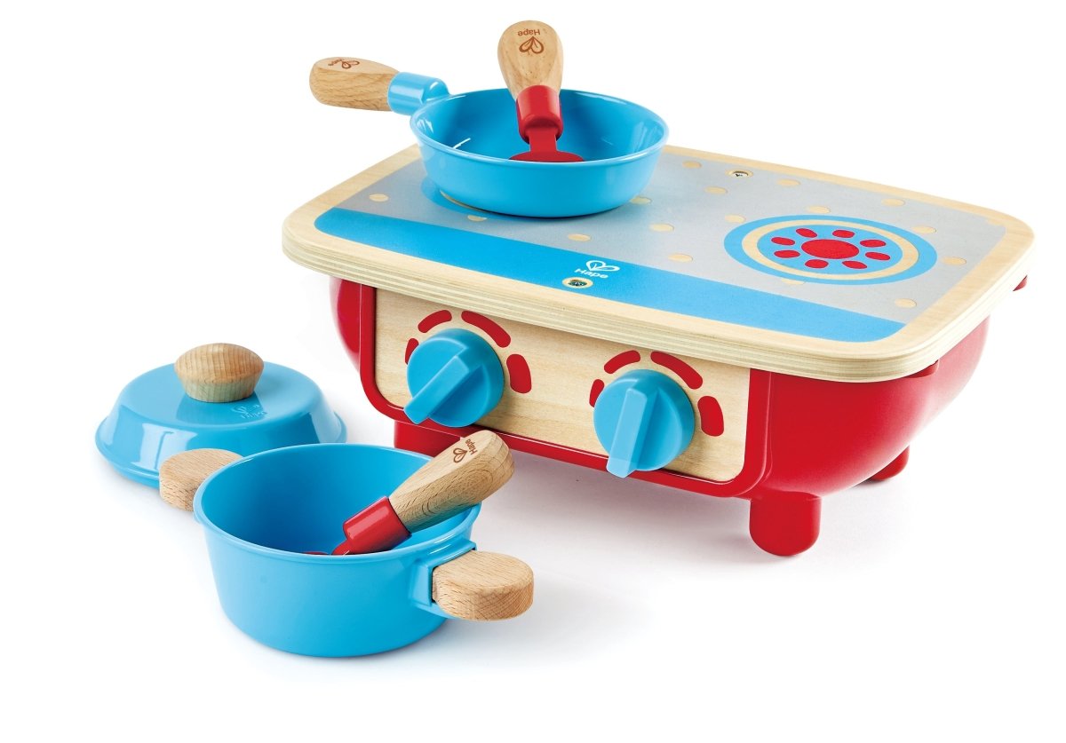 Hape Wooden Cooking Kitchen & Food Playset - Premium for Kids in Qatar | Toysaro.com