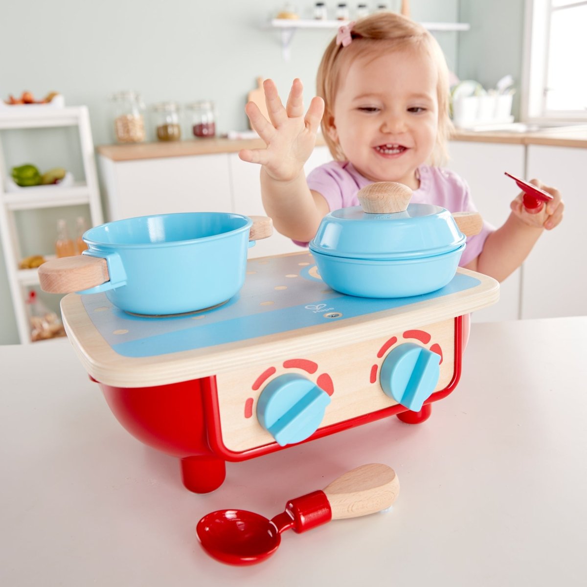 Hape Wooden Cooking Kitchen & Food Playset - Premium for Kids in Qatar | Toysaro.com