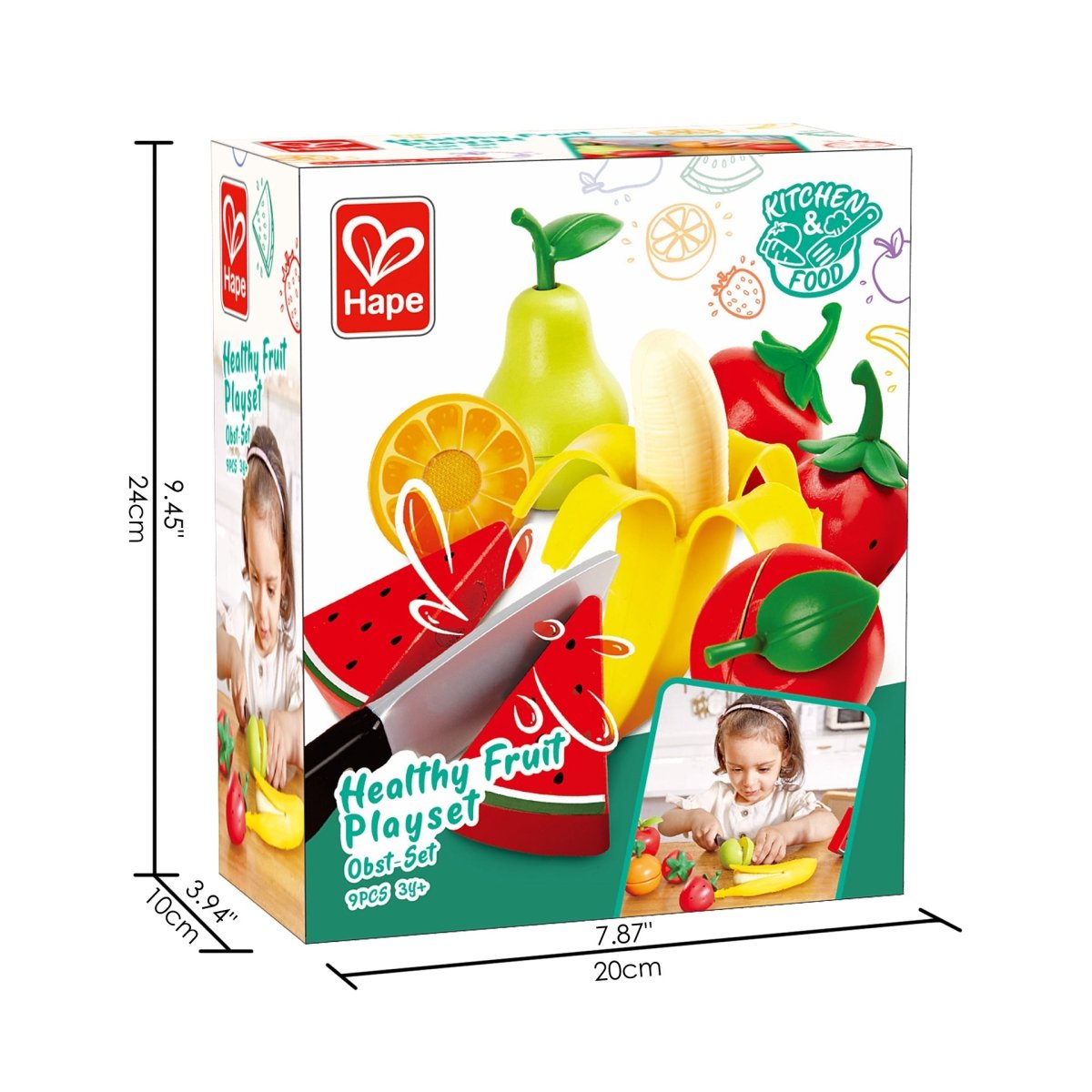 Hape Healthy Fruit Playset - Premium for Kids in Qatar | Toysaro.com