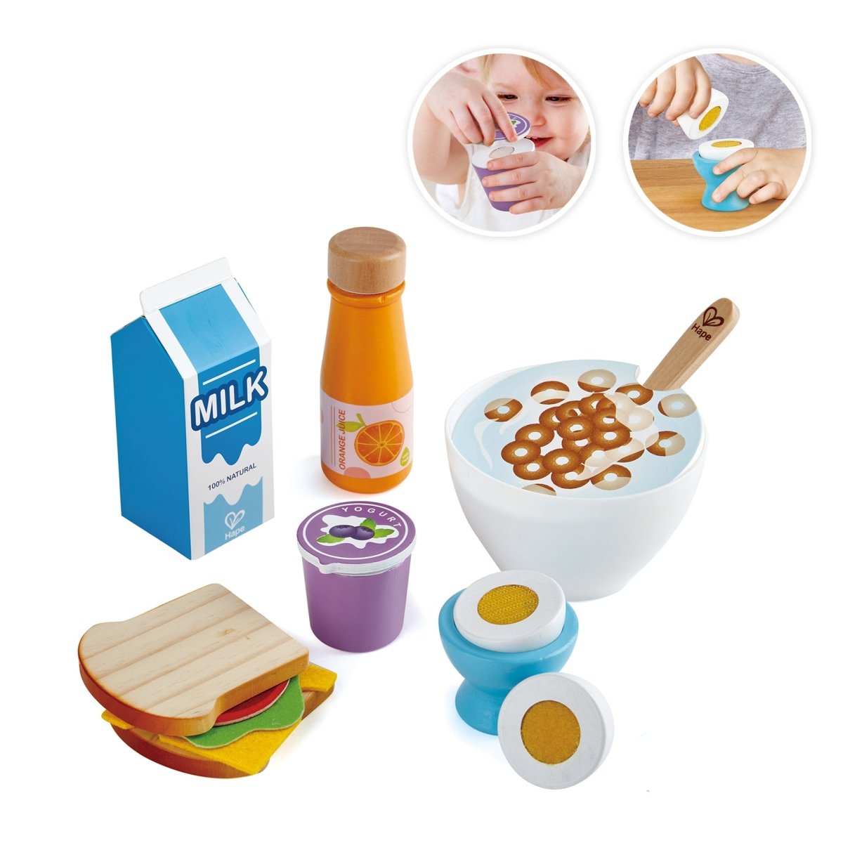 Hape Delicious Breakfast Playset - Premium for Kids in Qatar | Toysaro.com