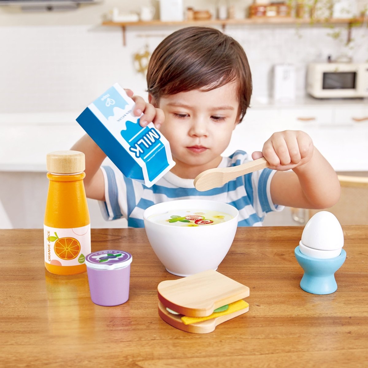 Hape Delicious Breakfast Playset - Premium for Kids in Qatar | Toysaro.com