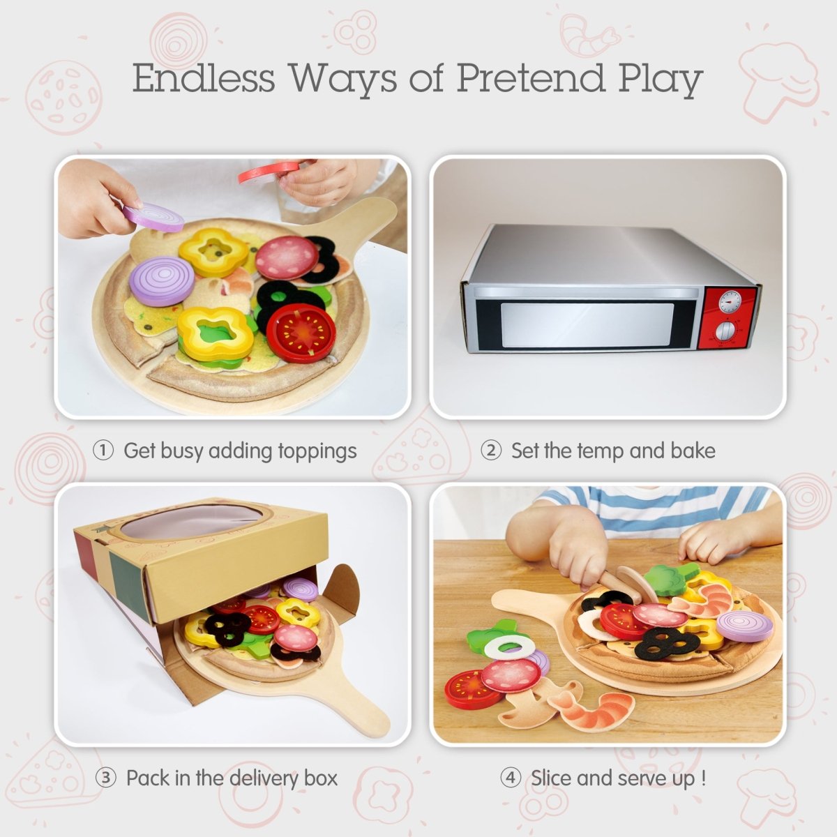 Hape Perfect Pizza Playset - Premium for Kids in Qatar | Toysaro.com