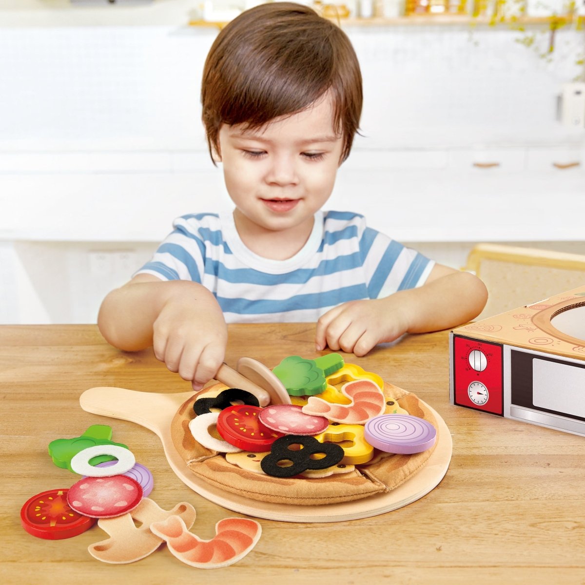 Hape Perfect Pizza Playset - Premium for Kids in Qatar | Toysaro.com
