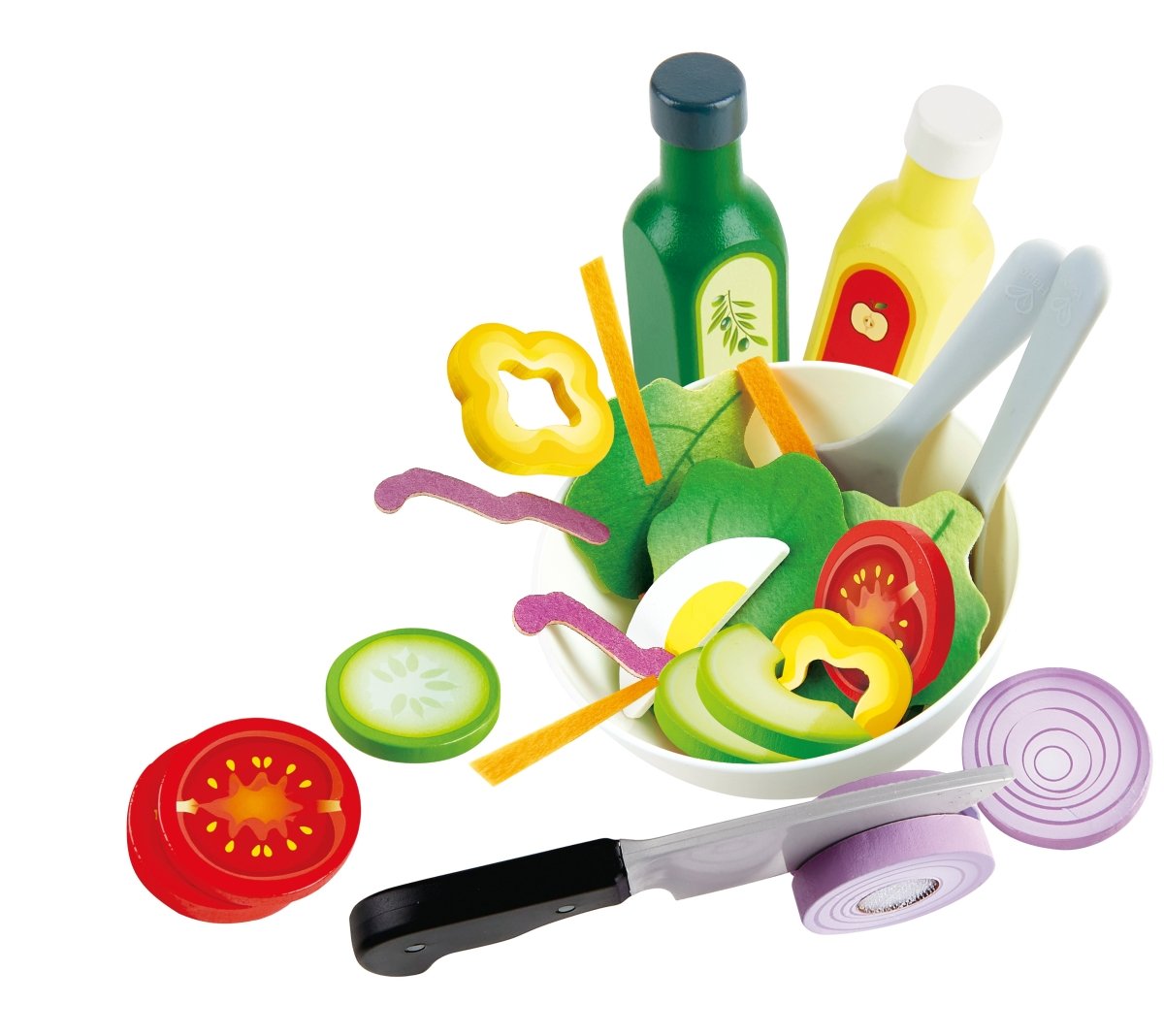 Hape Healthy Salad Playset - Premium for Kids in Qatar | Toysaro.com