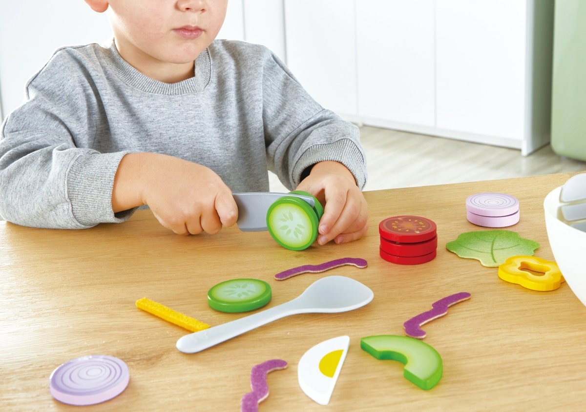 Hape Healthy Salad Playset - Premium for Kids in Qatar | Toysaro.com