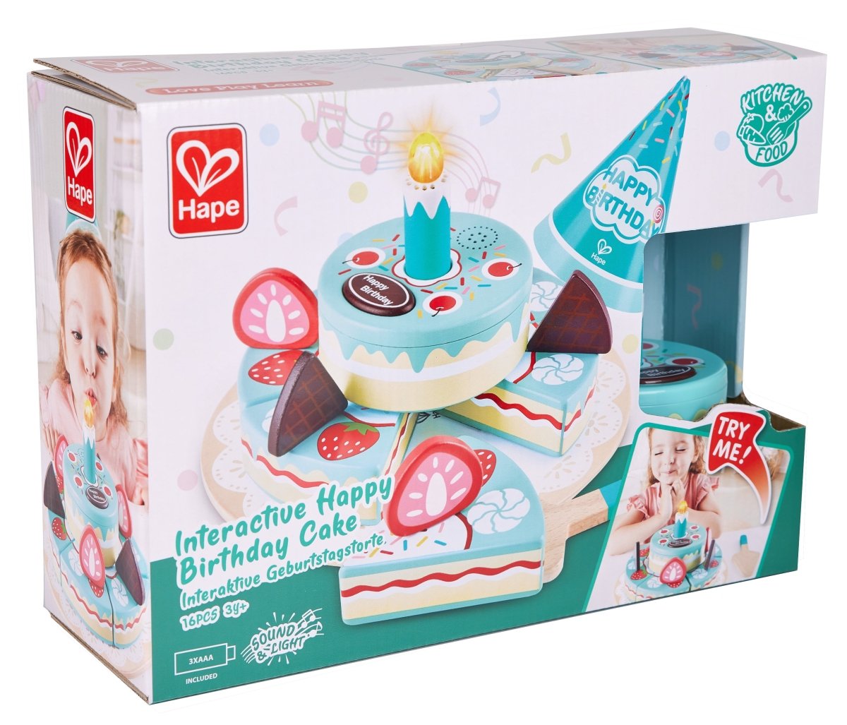 Hape Interactive Happy Birthday Cake - Premium for Kids in Qatar | Toysaro.com