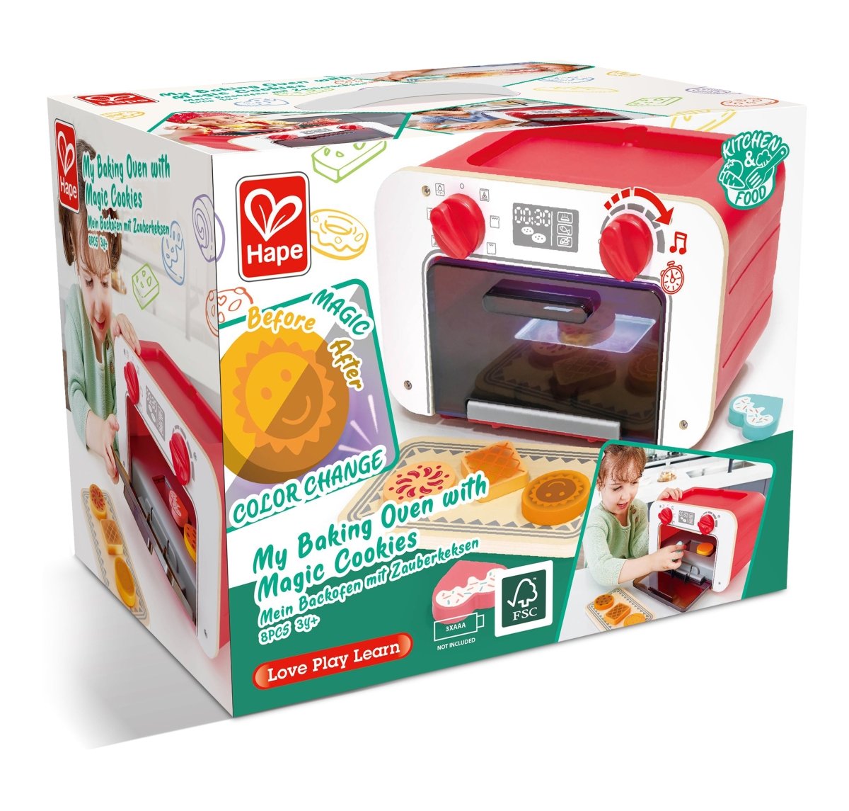 Hape My Baking Oven with Magic Cookies - Premium for Kids in Qatar | Toysaro.com