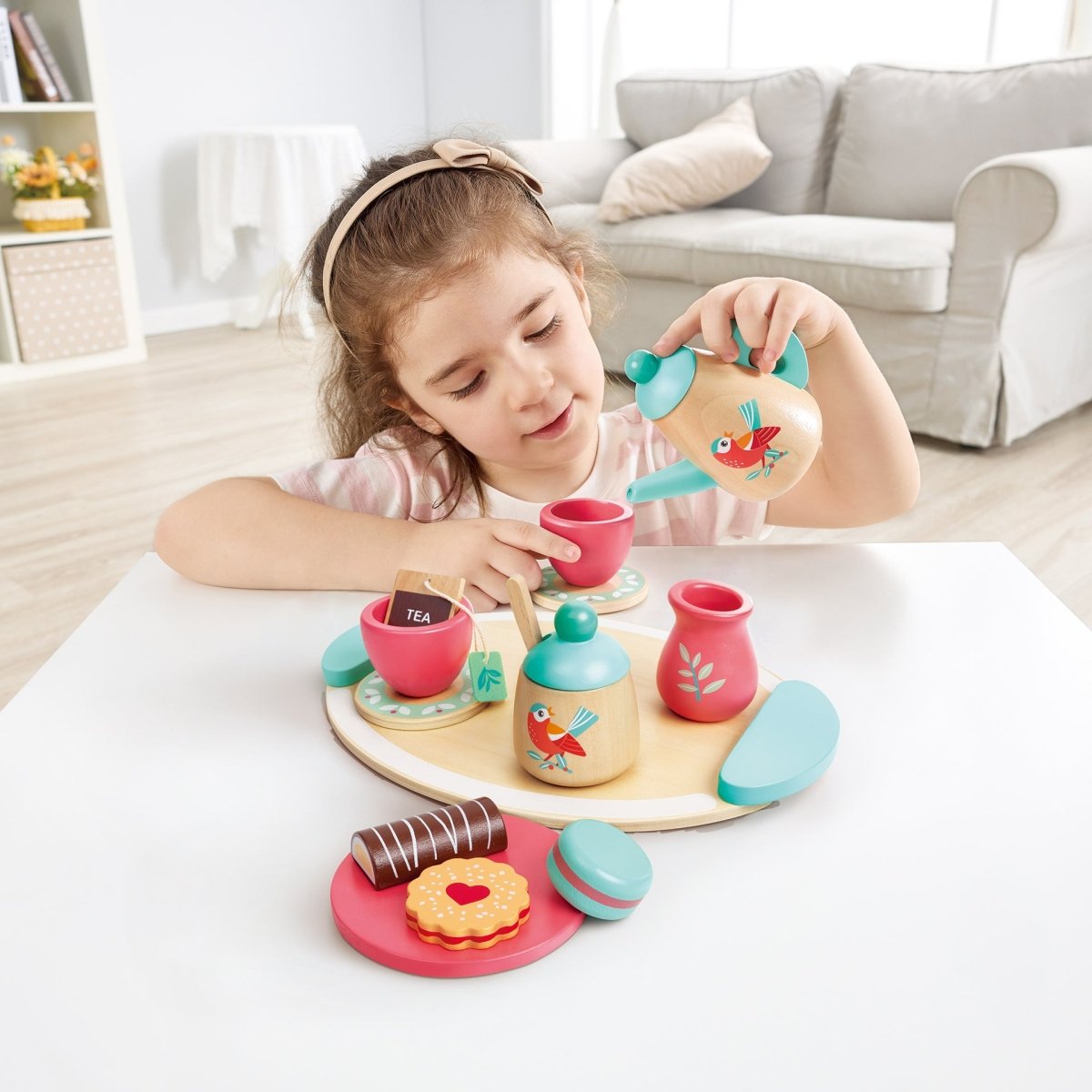 TEA TIME WOODEN PLAY SET - Premium for Kids in Qatar | Toysaro.com