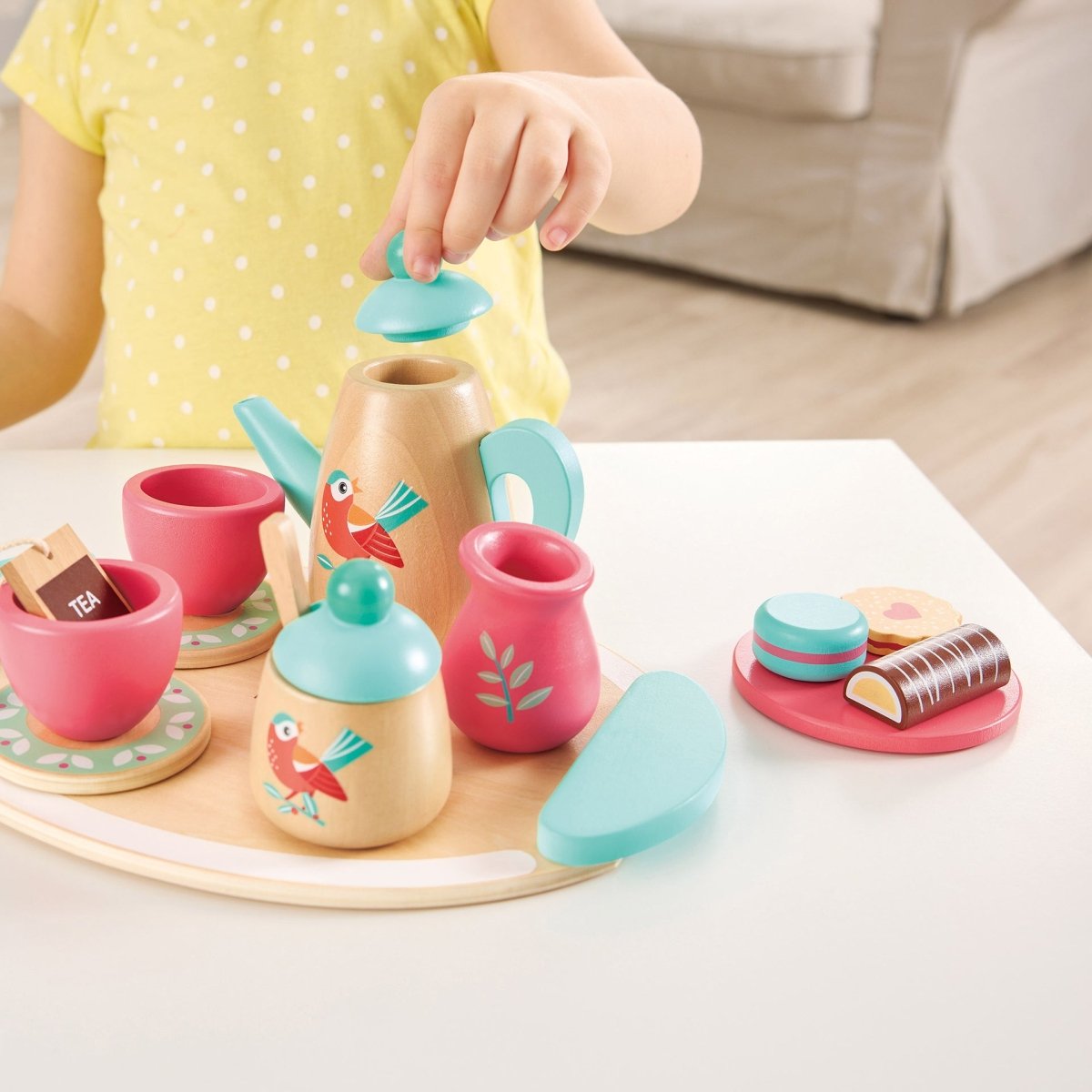 TEA TIME WOODEN PLAY SET - Premium for Kids in Qatar | Toysaro.com
