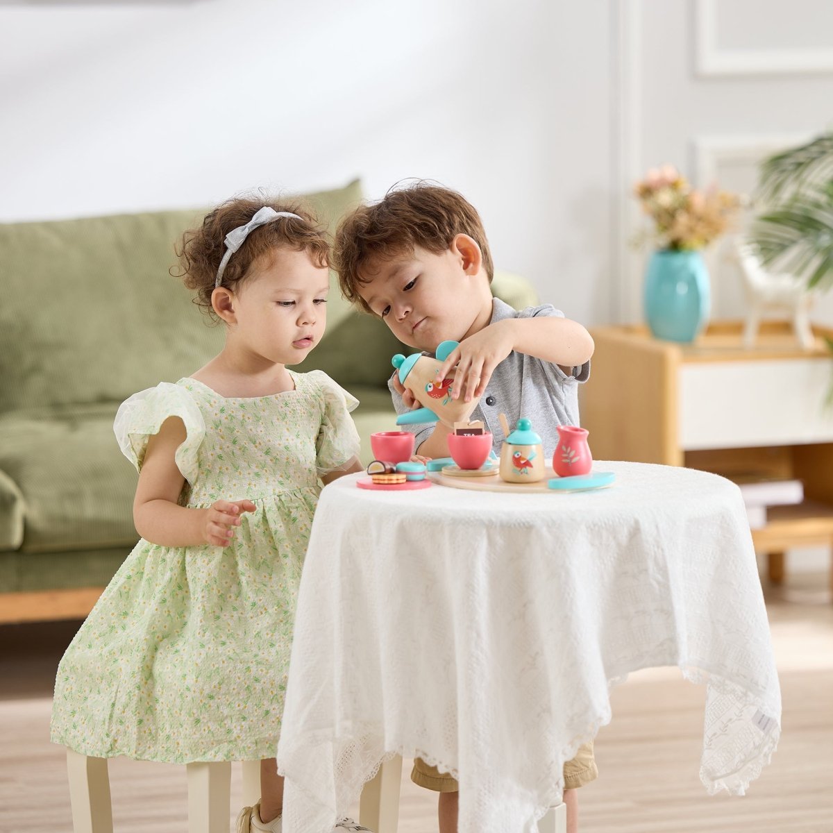TEA TIME WOODEN PLAY SET - Premium for Kids in Qatar | Toysaro.com