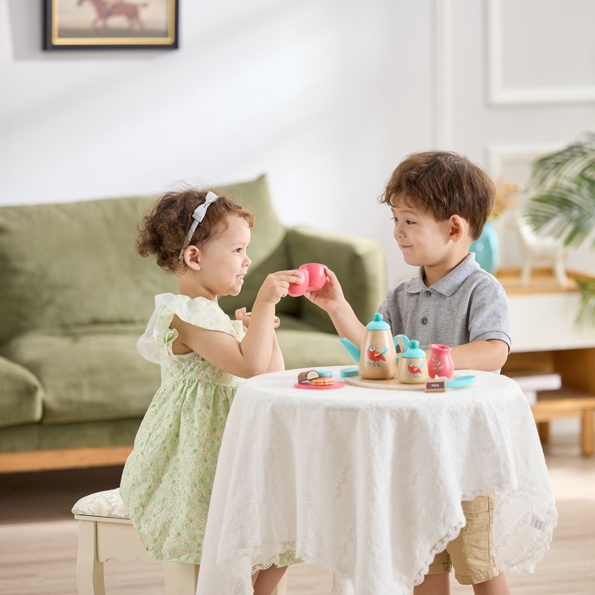TEA TIME WOODEN PLAY SET - Premium for Kids in Qatar | Toysaro.com