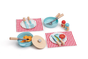 LITTLE CHEF COOKING & SERVE PLAY SET - Premium for Kids in Qatar | Toysaro.com