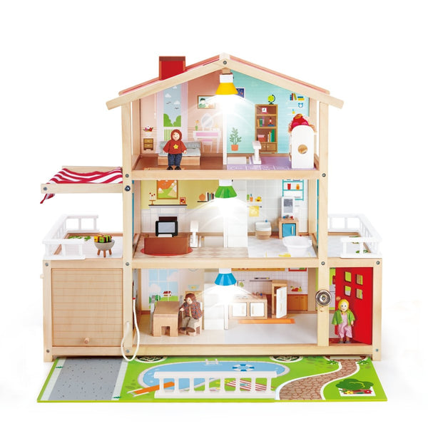 Hape Doll Family Mansion - Premium for Kids in Qatar | Toysaro.com