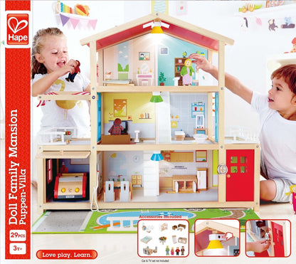Hape Doll Family Mansion - Premium for Kids in Qatar | Toysaro.com