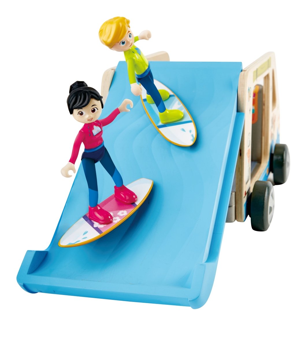 Hape Adventure Wooden Van Playset - 23pcs - Premium for Kids in Qatar | Toysaro.com