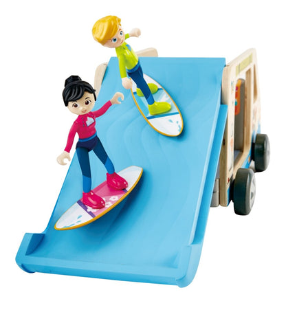 Hape Adventure Wooden Van Playset - 23pcs - Premium for Kids in Qatar | Toysaro.com