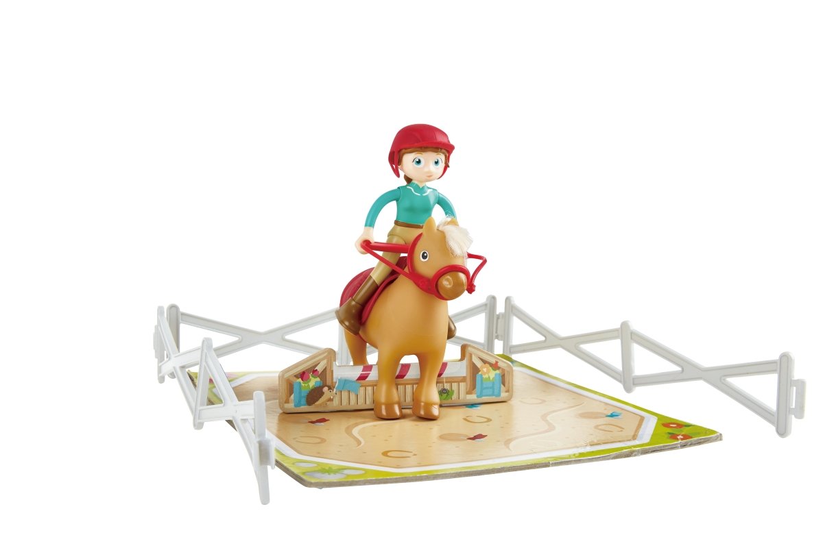 Hape Pony Club Ranch Playset with Accessories - Premium for Kids in Qatar | Toysaro.com