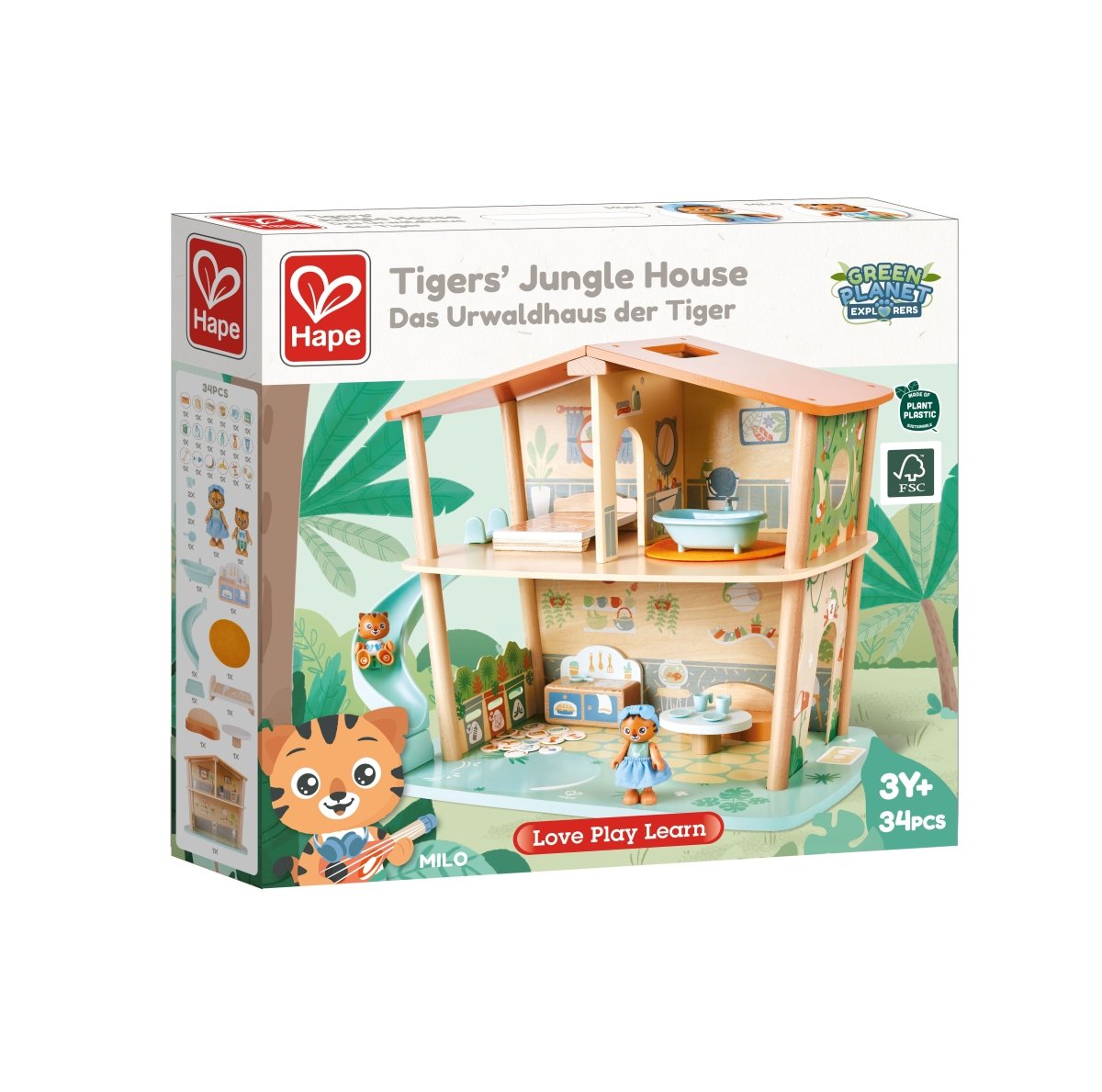Hape Tigers’ Jungle House - Premium for Kids in Qatar | Toysaro.com
