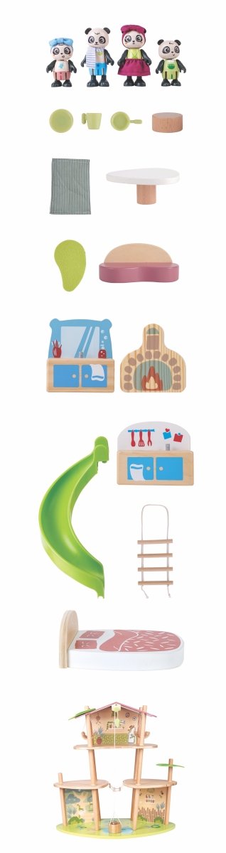Hape Pandas’ Bamboo House - Premium for Kids in Qatar | Toysaro.com