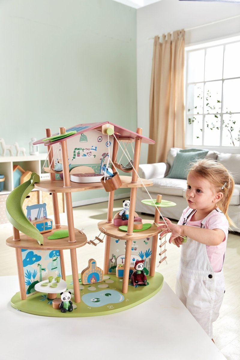 Hape Pandas’ Bamboo House - Premium for Kids in Qatar | Toysaro.com