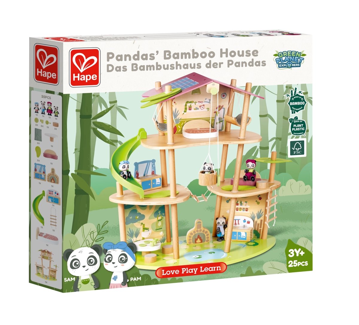 Hape Pandas’ Bamboo House - Premium for Kids in Qatar | Toysaro.com
