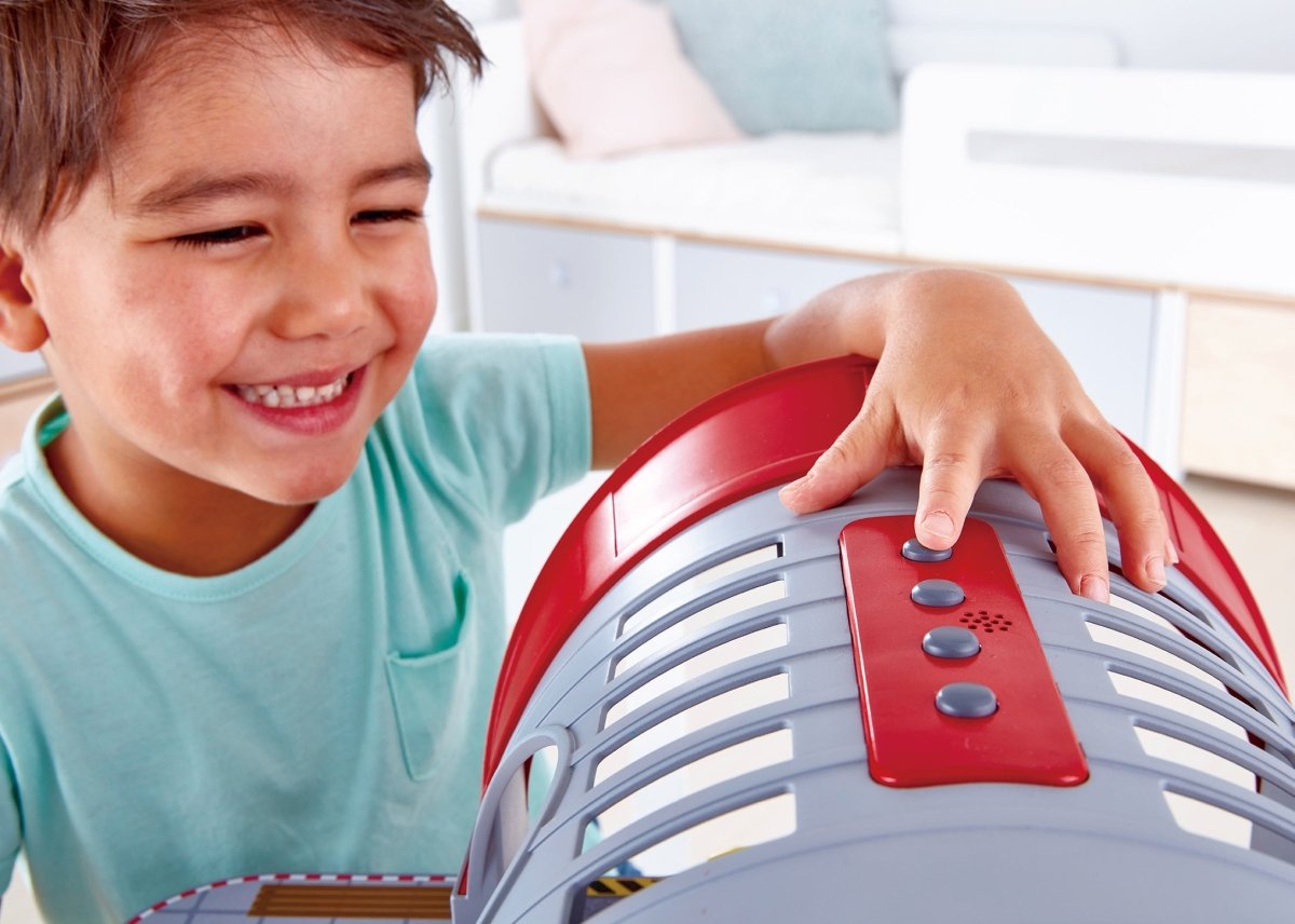 Hape Grand City Station Wooden Railway Set - Premium for Kids in Qatar | Toysaro.com