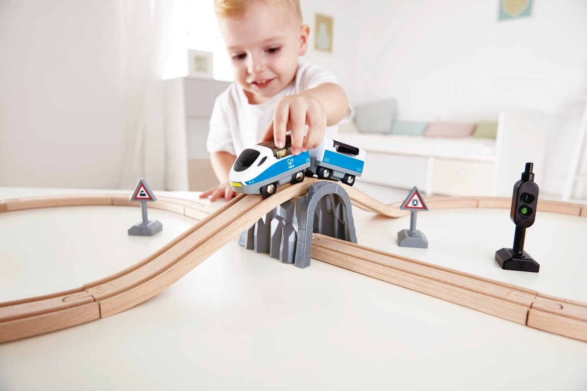 Hape Passenger Train Railway Set - Premium for Kids in Qatar | Toysaro.com
