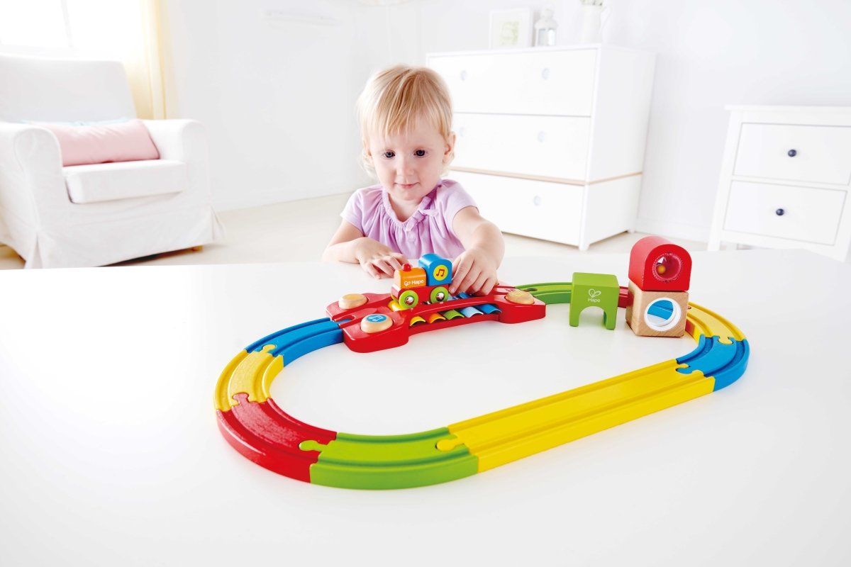Hape Sensory Railway - Premium for Kids in Qatar | Toysaro.com