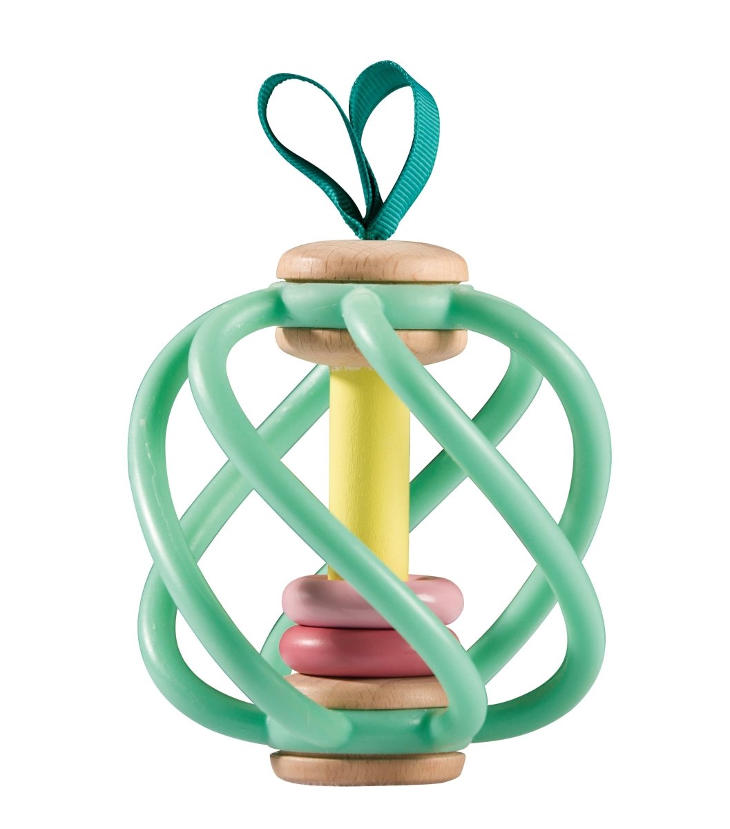 Hape Apple Grab Teether Baby Toy - Premium for Kids in Qatar | Toysaro.com