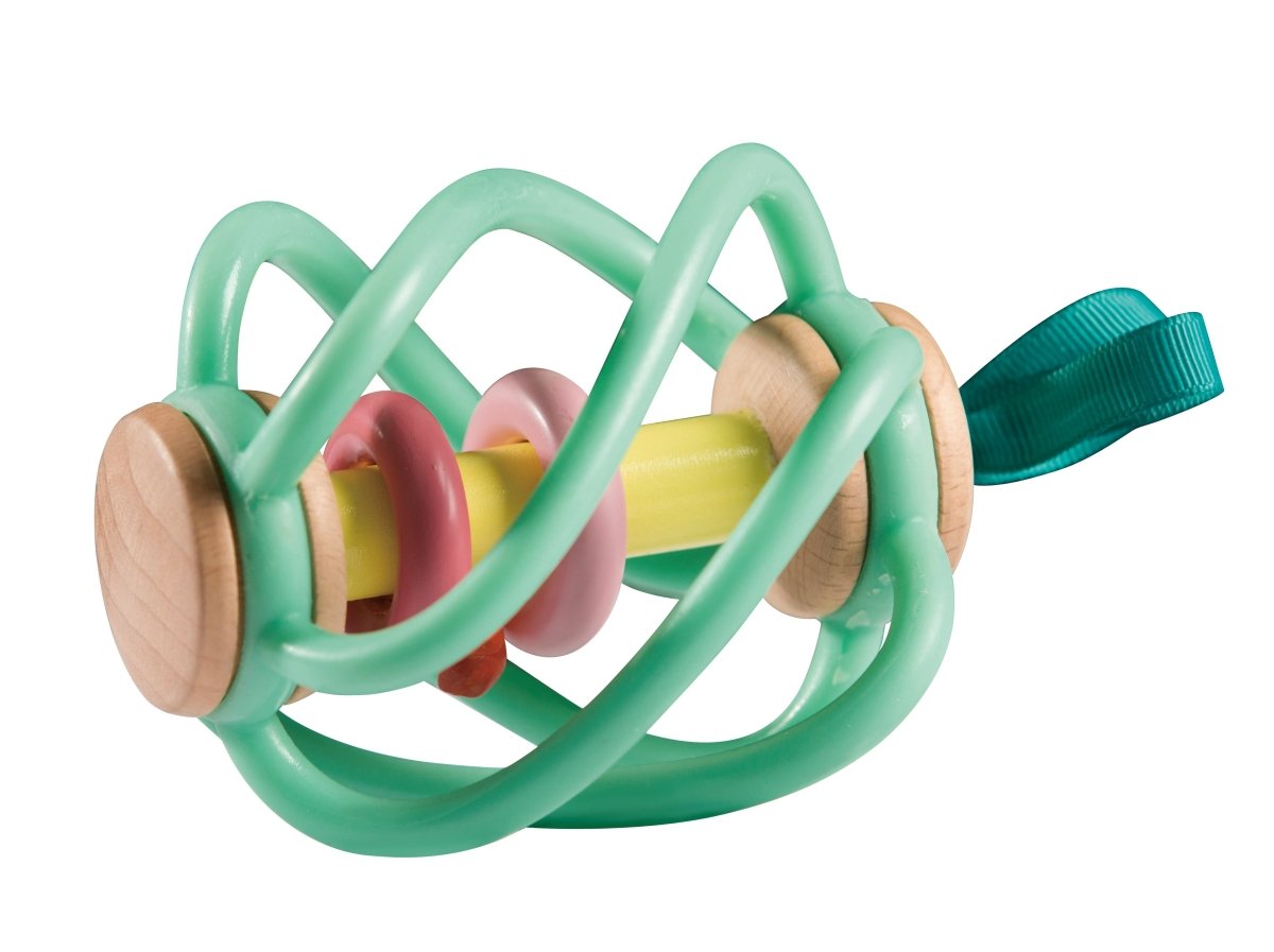 Hape Apple Grab Teether Baby Toy - Premium for Kids in Qatar | Toysaro.com