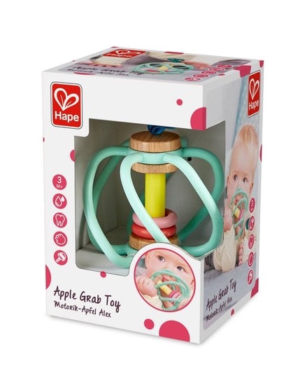 Hape Apple Grab Teether Baby Toy - Premium for Kids in Qatar | Toysaro.com